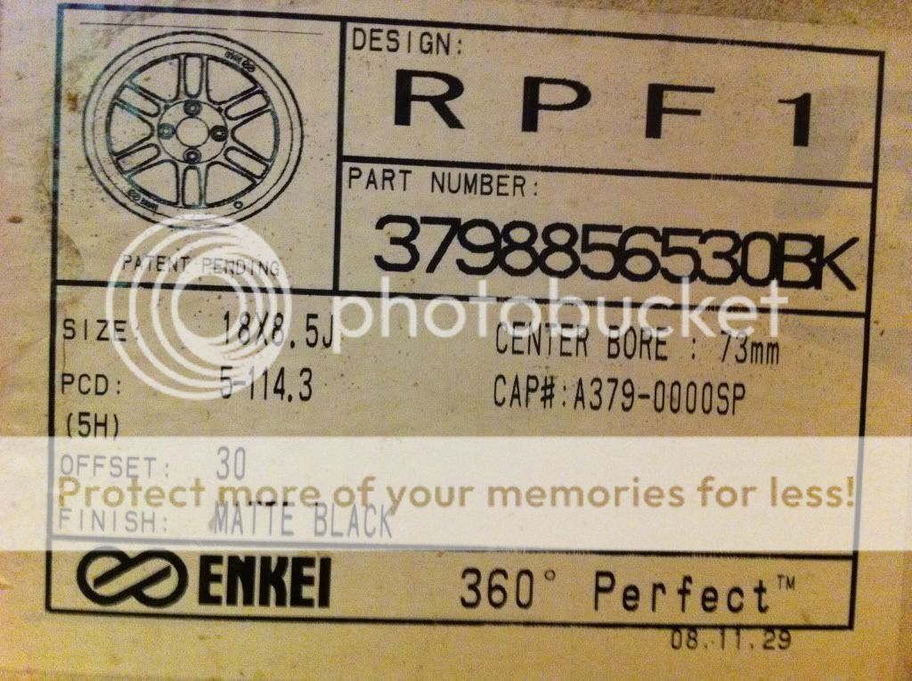 FS Enkei RPF1 18 8.5 30, FS Evo x shift knob Mitsubishi Lancer